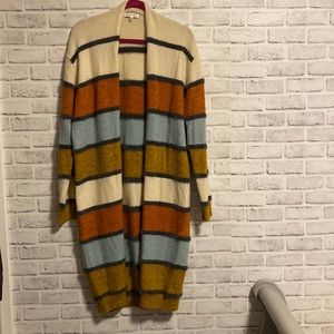 Woven Heart long cardigan